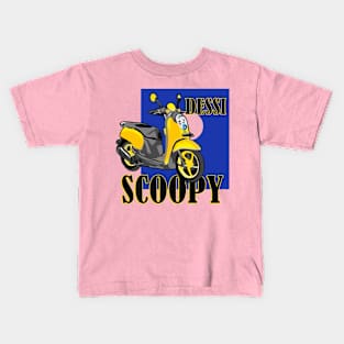 METIC SCOOPY MOTORCYCLE Kids T-Shirt